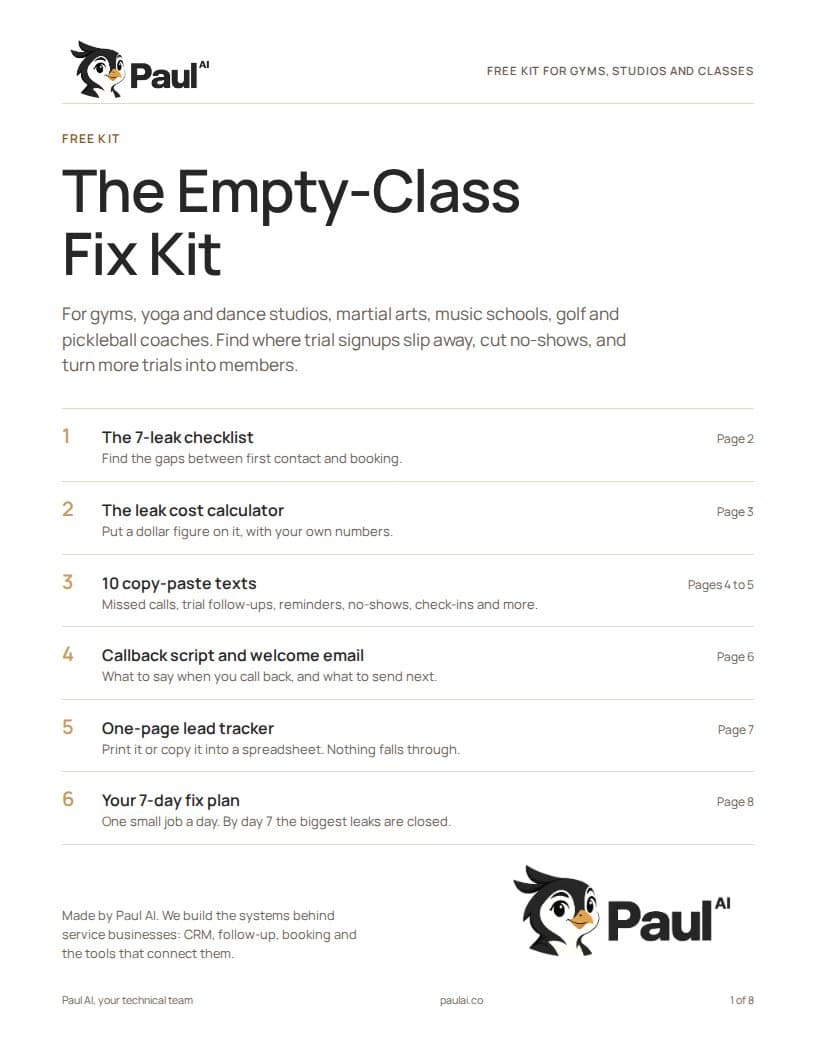 Cover of the Empty-Class Fix Kit by Paul AI